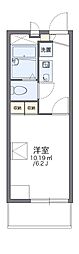 レオパレス東中島 1Kの間取図画像