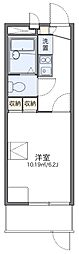レオパレスホープ21 1Kの間取図画像