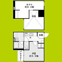 LeOlive 1Kの間取図画像