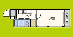 パル・M 1Kの間取図画像
