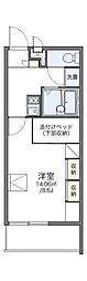 レオパレスIB 1Kの間取図画像