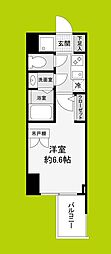 セレニテ谷町四丁目アリエ 1Kの間取図画像