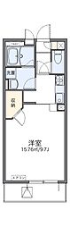 レオネクストフォルテシモ 1Kの間取図画像