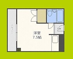 本庄アーバンハウス ワンルームの間取図画像