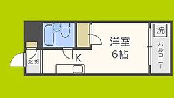 メゾン・ド・トレイユ ワンルームの間取図画像