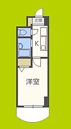 ノルデンハイム東三国3-A 1Kの間取図画像
