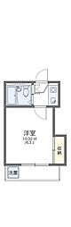 レオパレス新伊丹第2 1Kの間取図画像