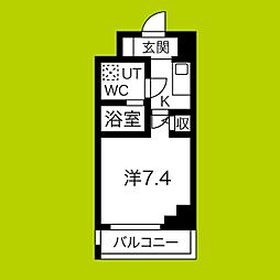 FDSCourtFelice 1Kの間取図画像