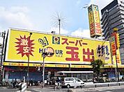 スーパー玉出 花園店（208m）