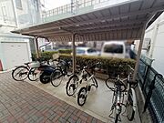 駐輪スペースです。