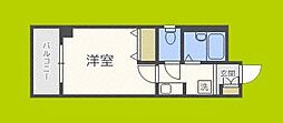 ハイツ・ドアーン 1Kの間取図画像