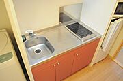 電熱タイプの2口コンロ