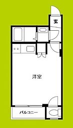パークレーン深江橋 ワンルームの間取図画像