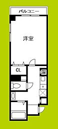 シュロスヒロカズ大手前 1Kの間取図画像
