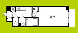 グランカリテ新大阪WEST 1Kの間取図画像