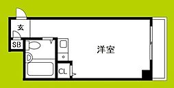 MKビル梅香 ワンルームの間取図画像