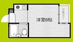 メゾン山之内 1Kの間取図画像