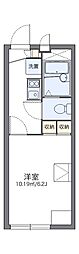 レオパレスジョイフル 1Kの間取図画像
