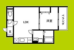 仮)フォレ下穂積2丁目 1LDKの間取図画像