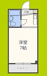 プリエール住之江御崎 1Kの間取図画像