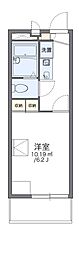 レオパレスメルベーユ緑橋 1Kの間取図画像