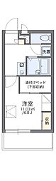 レオパレスSAKAE 1Kの間取図画像