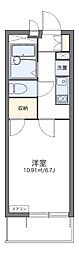 レオパレスメゾンド玉川2 1Kの間取図画像