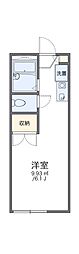 レオパレス野田 1Kの間取図画像