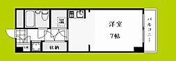 ハイツオオタニ ワンルームの間取図画像