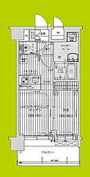 プレリス尼崎レーネヴィア 1LDKの間取図画像