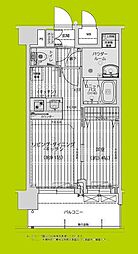 プレリス尼崎レーネヴィア 1LDKの間取図画像