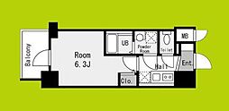 エスリード大阪NEXUS 1Kの間取図画像