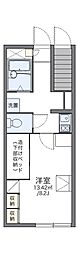 レオパレスソフィア・グレイス十三 1Kの間取図画像