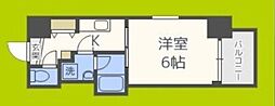 FINO 1Kの間取図画像