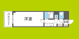 フィレンツェ 1Kの間取図画像