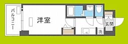 プレサンス大阪ドームシティクロスティ 1Kの間取図画像
