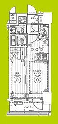 エステムコート新大阪17ベイス 1DKの間取図画像