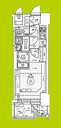 エステムコート新大阪17ベイス 1Kの間取図画像
