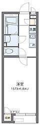レオネクストアイオーン 1Kの間取図画像