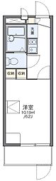 レオパレスM.S.M2 1Kの間取図画像