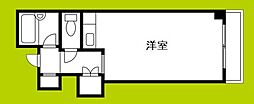 グランドール長堀 ワンルームの間取図画像
