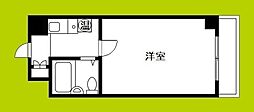 サンパレス大正 1Kの間取図画像