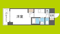 ベラジオ三国駅前 1Kの間取図画像