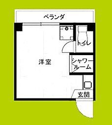 BEEONEHOUSE ワンルームの間取図画像