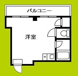 ビクトリーマンション雅 ワンルームの間取図画像