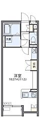 レオネクストさくら ワンルームの間取図画像