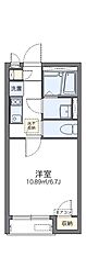 レオパレスレオネクストハピネス 1Kの間取図画像
