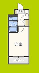エスリード梅田新道第2 1Kの間取図画像