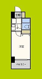 エスリード北梅田第2 1Kの間取図画像