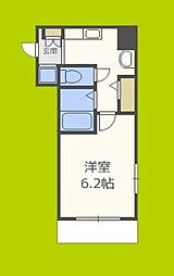 サンパレス都島 1Kの間取図画像